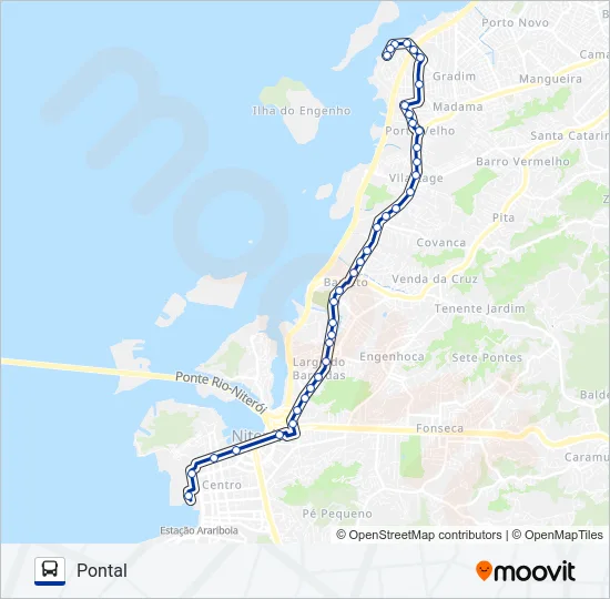 524 Bus Line Map