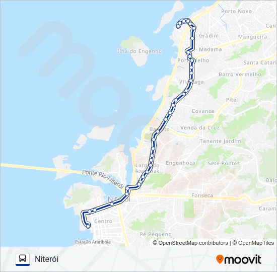524 Bus Line Map