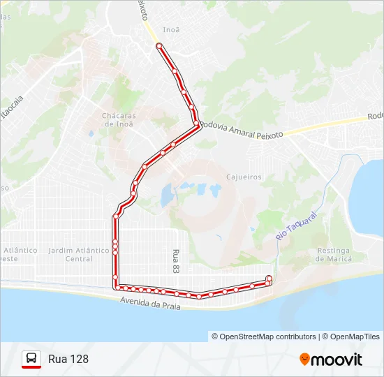 E20 Bus Line Map