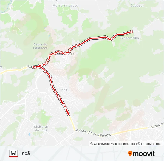 E22 Bus Line Map