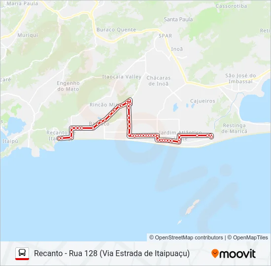E32 Bus Line Map