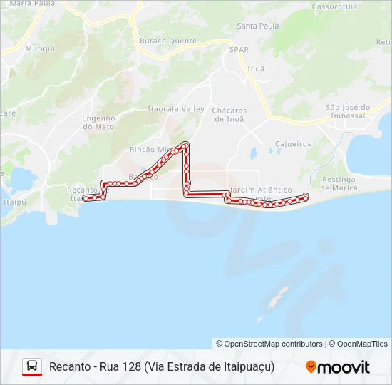 E32 Bus Line Map