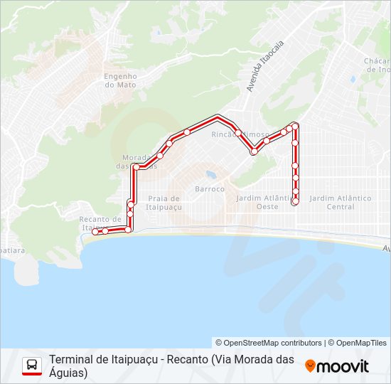 E33 Bus Line Map
