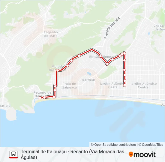 E33 Bus Line Map