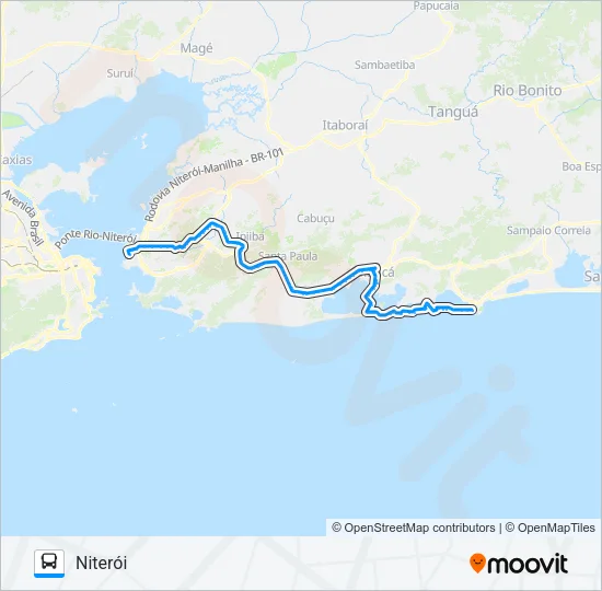534R Bus Line Map