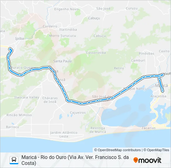 546R Bus Line Map