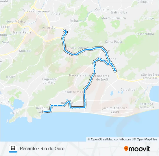 701R Bus Line Map