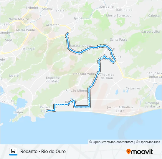 701R Bus Line Map