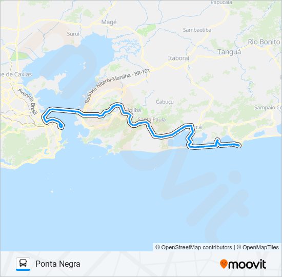 Mapa de 2590R (EXECUTIVO) de autobús