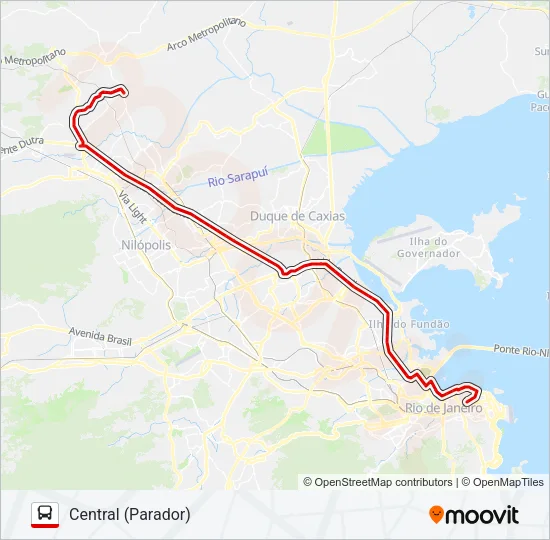 497B Bus Line Map
