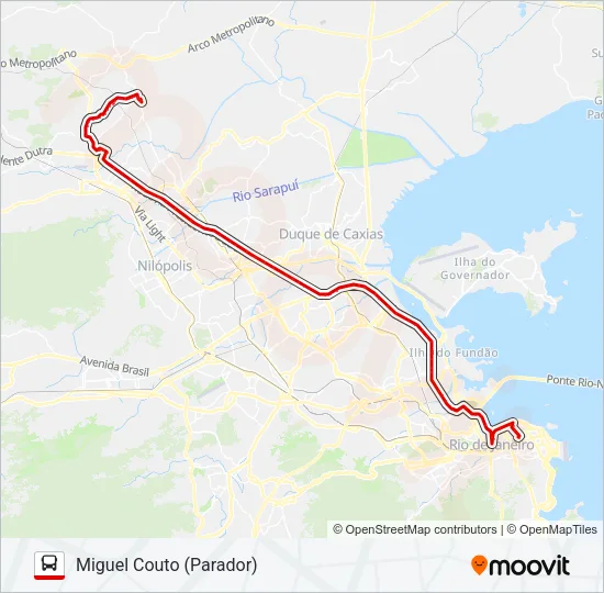 497B Bus Line Map