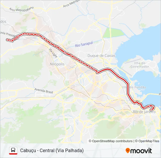 499B Bus Line Map