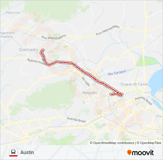 702B Bus Line Map