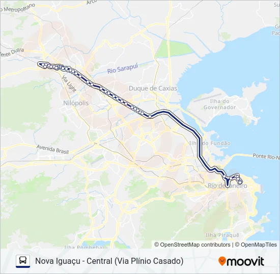 113B Bus Line Map