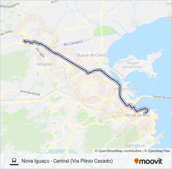 113B Bus Line Map