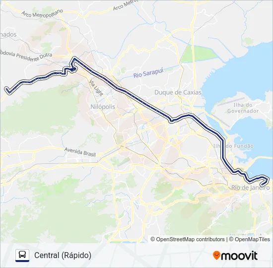 442B Bus Line Map