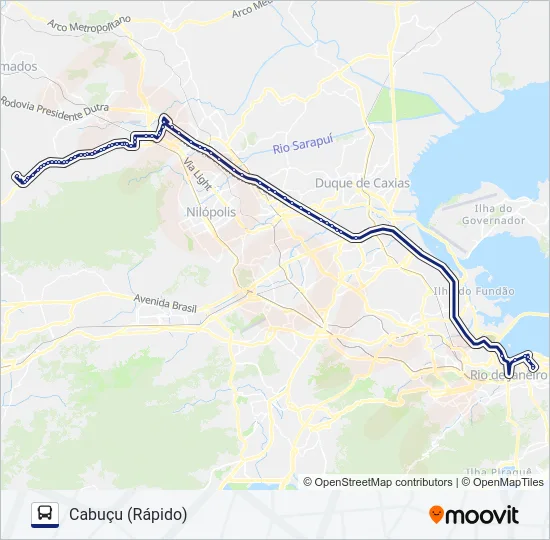442B Bus Line Map