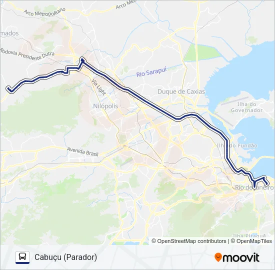 442B Bus Line Map