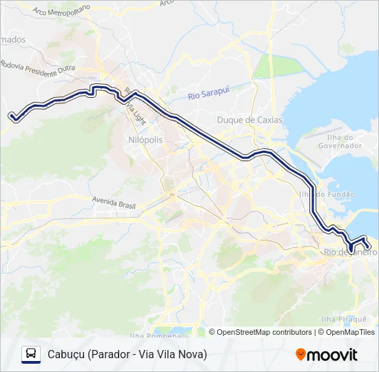 442B Bus Line Map
