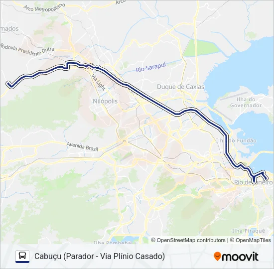 442B Bus Line Map