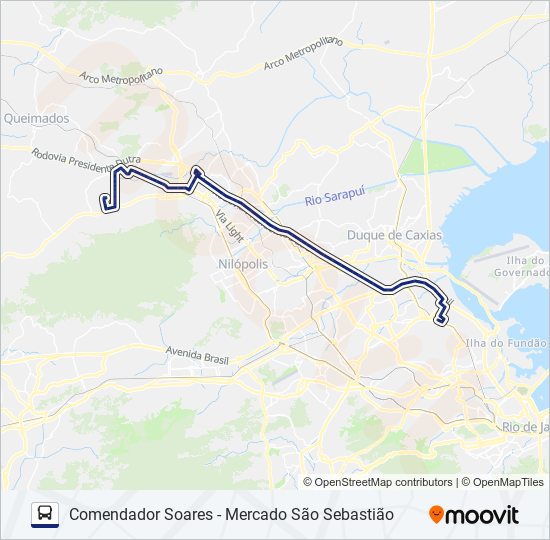 703B bus Line Map