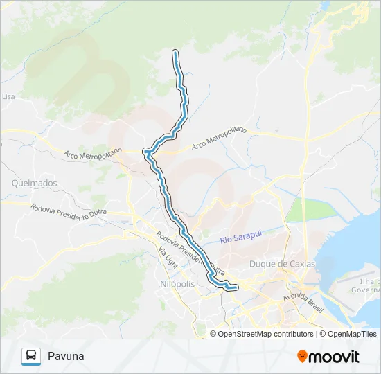 423I Bus Line Map
