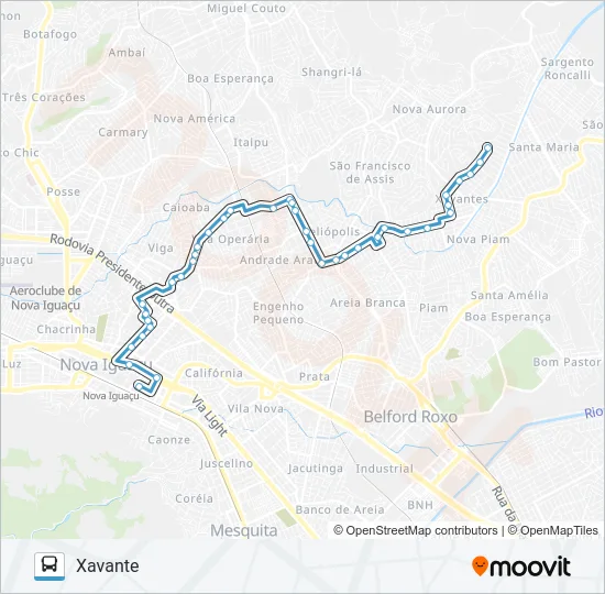 630I Bus Line Map