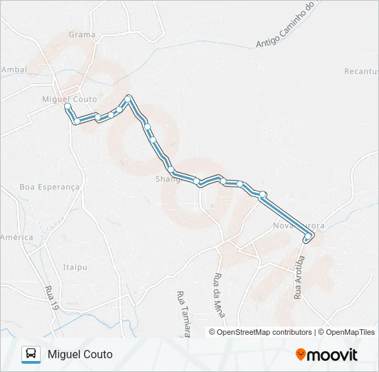 775I Bus Line Map