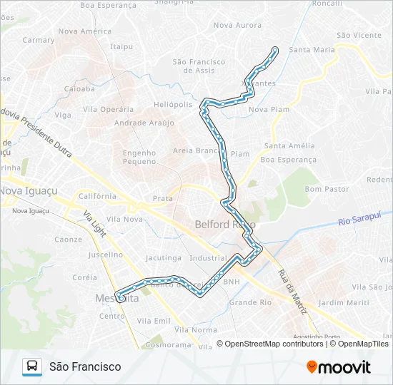780I Bus Line Map