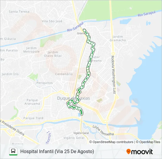 13 Bus Line Map