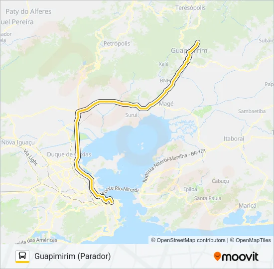 196C Bus Line Map