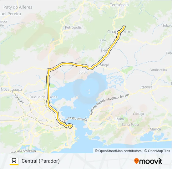 196C Bus Line Map