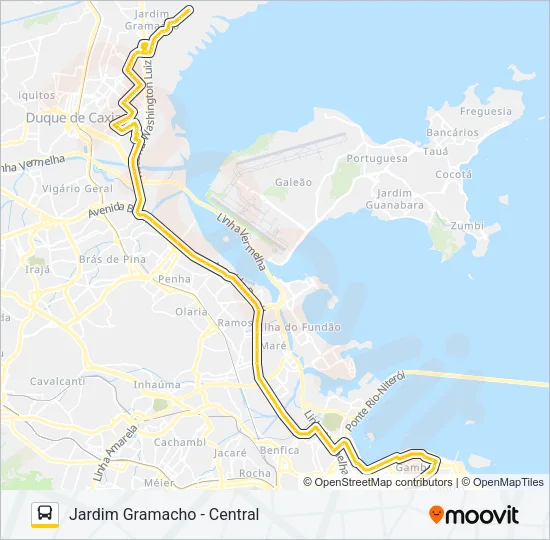 422C Bus Line Map