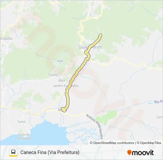 800I Bus Line Map