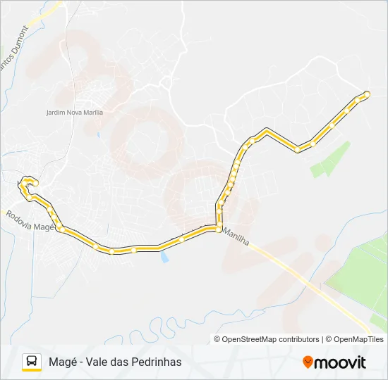 815I Bus Line Map