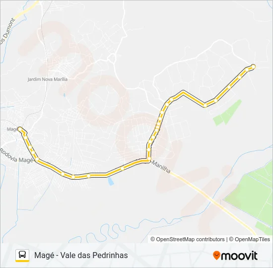 815I Bus Line Map
