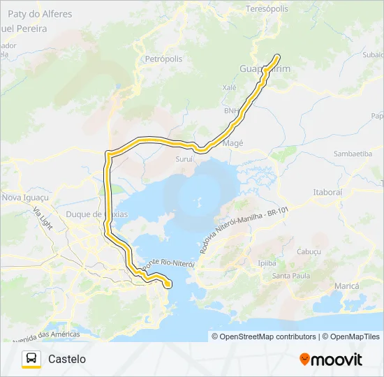 2195C (EXECUTIVO) Bus Line Map
