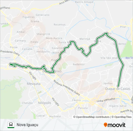116I Bus Line Map