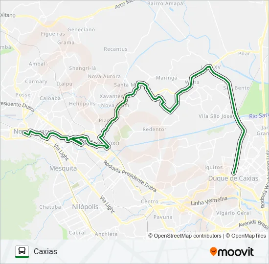 116I Bus Line Map