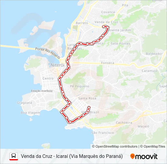 61 Bus Line Map