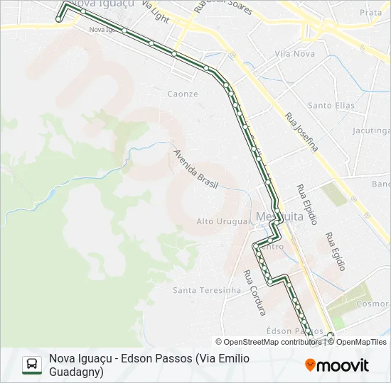 665I Bus Line Map