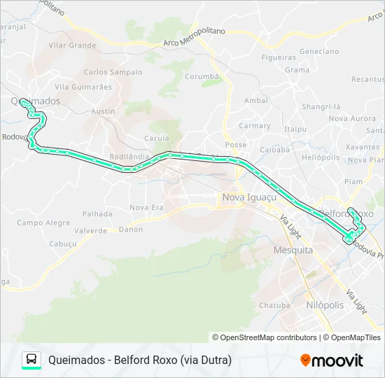 175I Bus Line Map