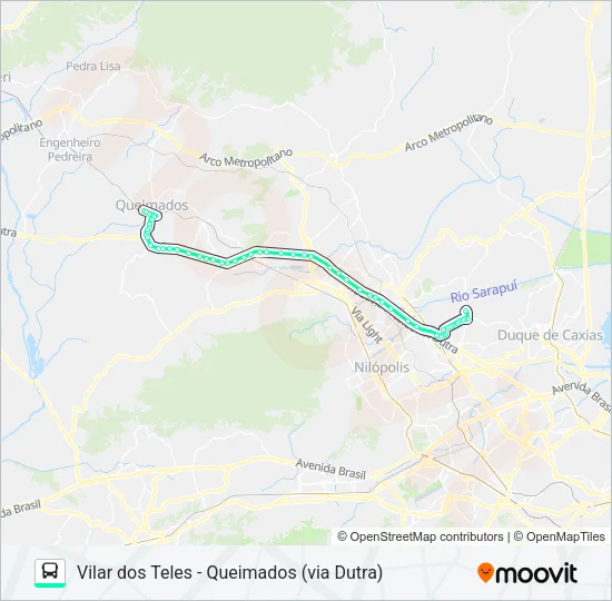606I Bus Line Map