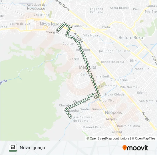 460I Bus Line Map