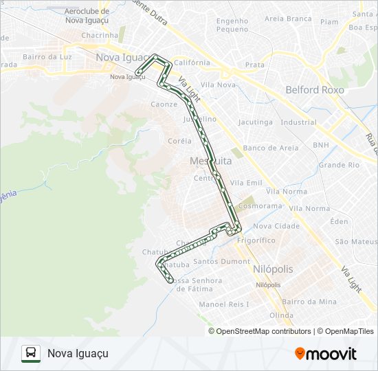 460I bus Line Map