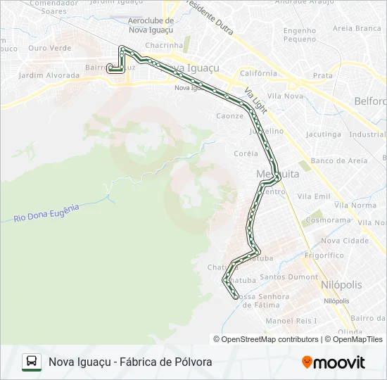461I Bus Line Map