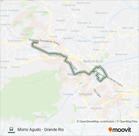 563I Bus Line Map
