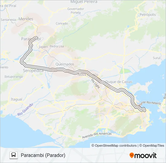 193C Bus Line Map