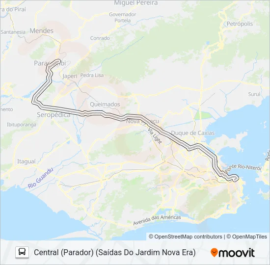 193C Bus Line Map