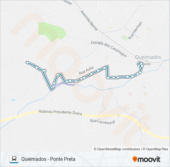 Mapa de 01 de autobús